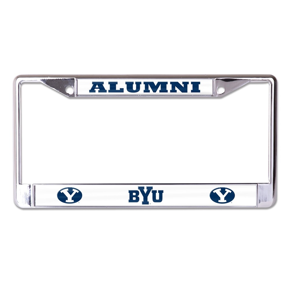 BYU Alumni Metal License Plate Frame